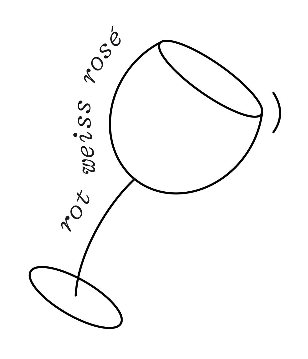 RWR - rot weiss rosé Tattoo Glas