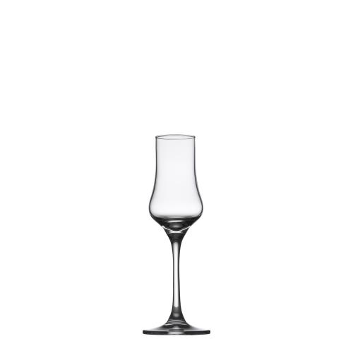 Das Bild zeigt ein ungeeichtes Destillatglas.