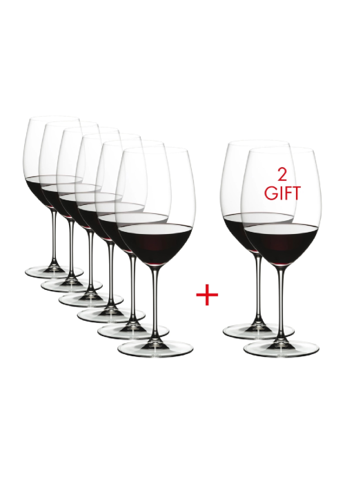 Glas Riedel Veritas Cabernet/Merlot 8er